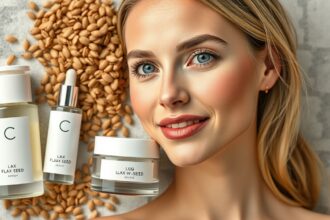 Lenmagos bőrápoló termékek és egészséges bőr.