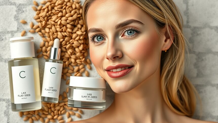 Lenmagos bőrápoló termékek és egészséges bőr.