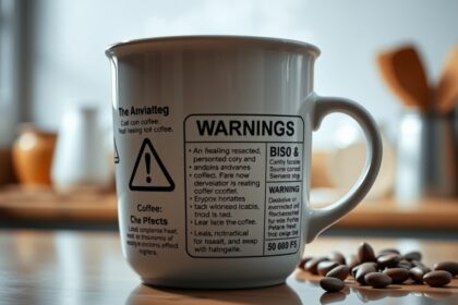 Figyelmeztetés instant kávéról, egészségügyi kockázatok