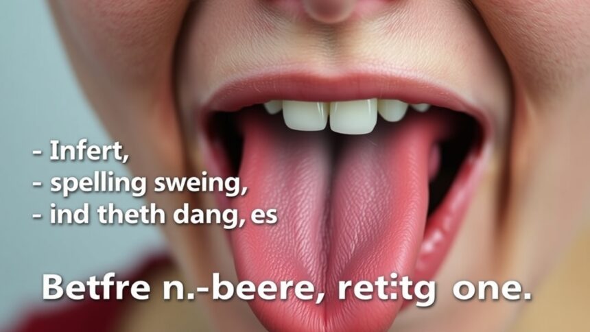 Nyelv piercing veszélyei: fertőzés és allergiás reakciók.