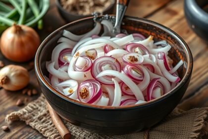 Főtt hagyma táplálkozás, egészségi előnyökkel.
