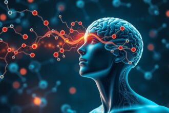 Illusztráció a dopamin szerepéről az érzelmekben és motivációban.