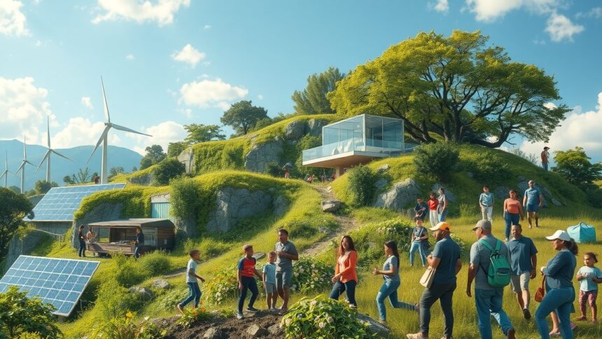 Családok és közösségek a fenntartható jövőért, zöld környezetben