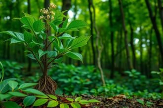 Shatavari növény a természetben, támogatja a női egészséget.