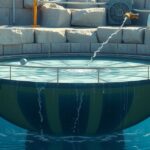 Dorr ülepítő víztisztító rendszere és vízfolyás