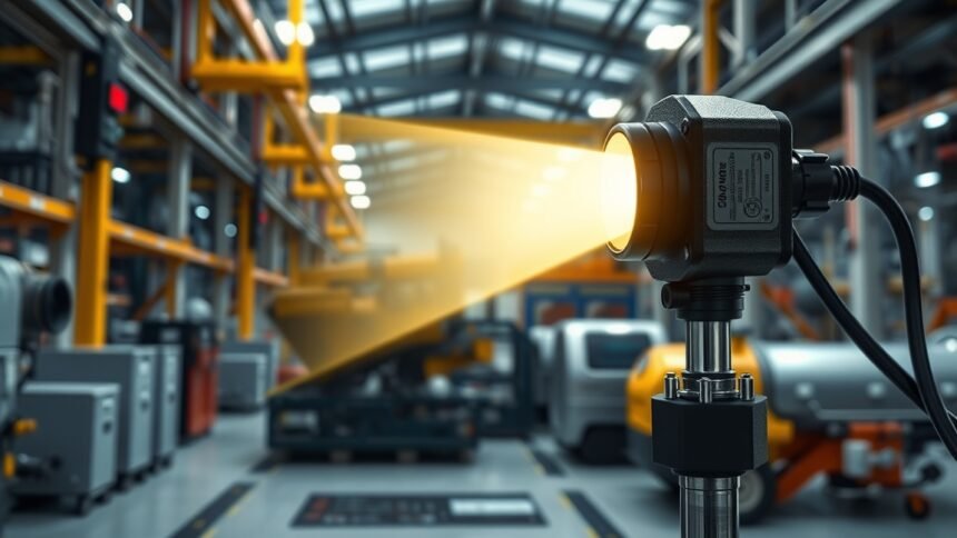 Fotoelektromos érzékelő működése ipari környezetben