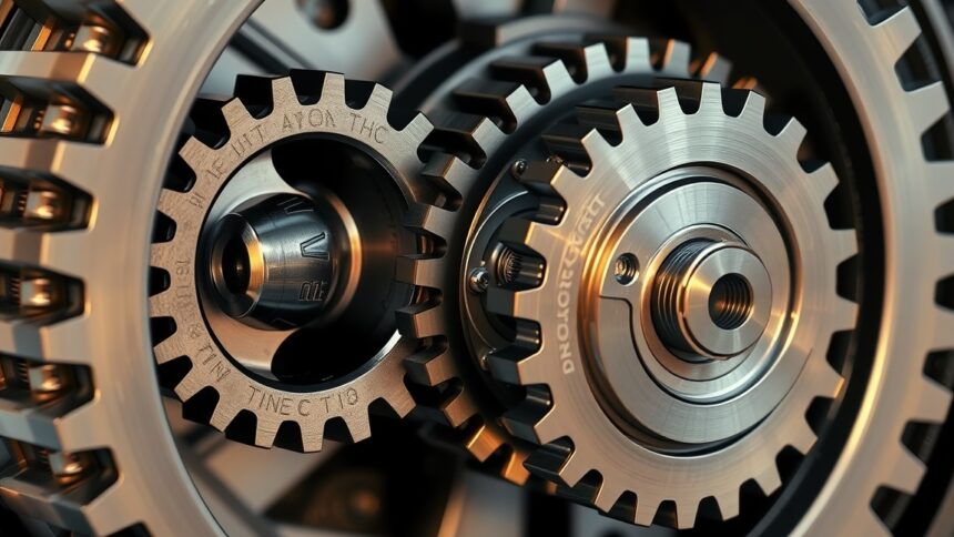 Tolókerekes váltó mechanikai főcsoport fogaskerék részlete