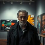 Poncsa Csaba a kortárs magyar művészet galériájában.