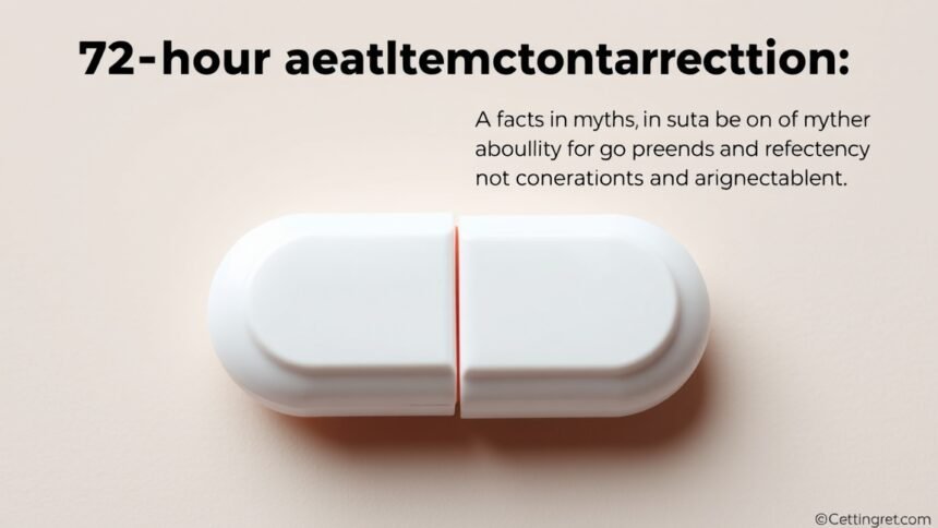 Sürgősségi fogamzásgátló tabletta 72 órás hatással.