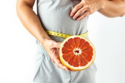 Grapefruit fogyasztás és fogyás, mérés közben