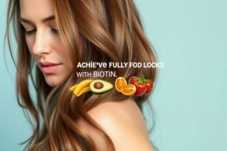 Női haj és biotin, egészséges frizura érdekében.