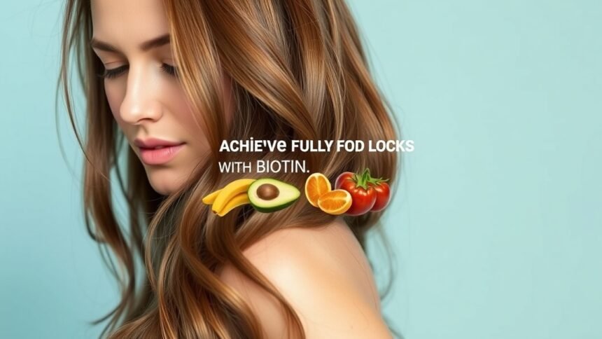 Női haj és biotin, egészséges frizura érdekében.