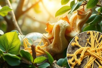 A cellulóz és növényi sejtfalak részletei egy ökoszisztémában