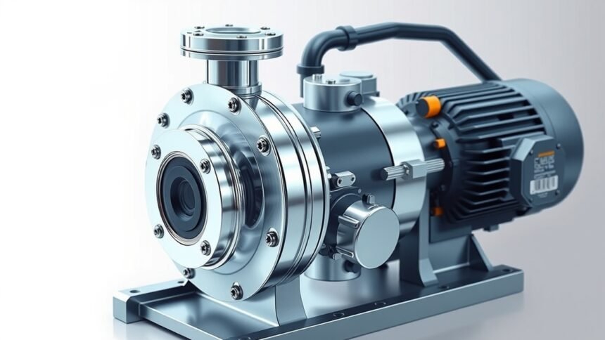 Kétlépcsős vákuumszivattyú ipari felhasználásra