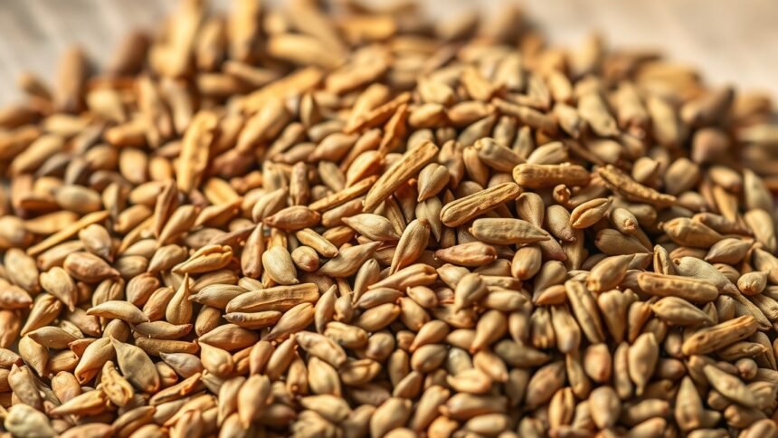 Köménymagok közelről, egészségügyi hatásokkal kapcsolatos információk.