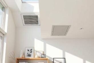 Modern légbevezető a friss levegő biztosítására egy otthonban