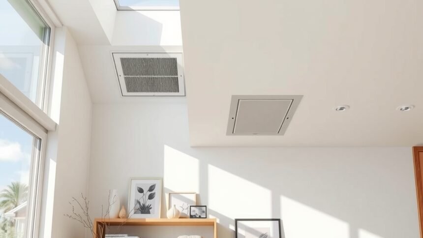 Modern légbevezető a friss levegő biztosítására egy otthonban