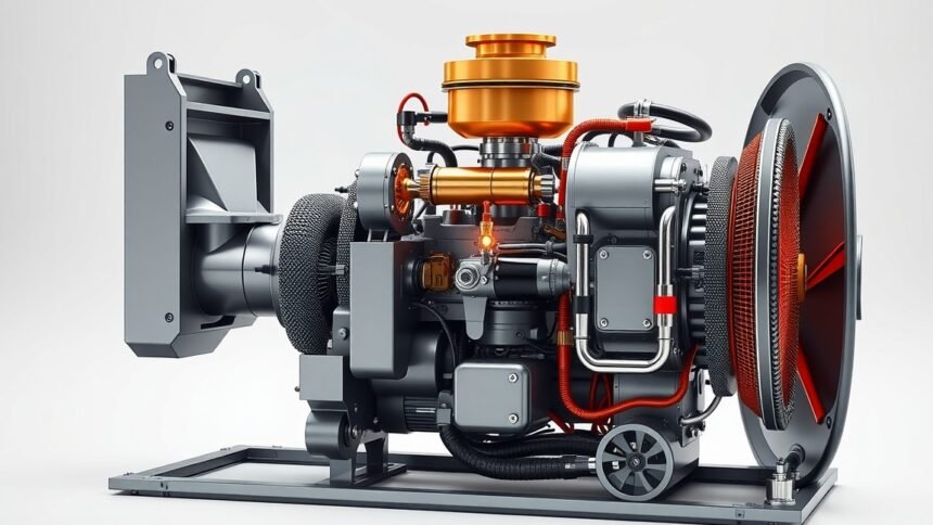 Áramgenerátor működése és felépítése részletes bemutatásban.