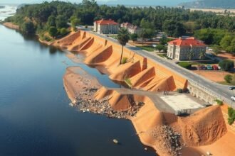 Kép a folyószabályozás negatív környezeti következményeiről