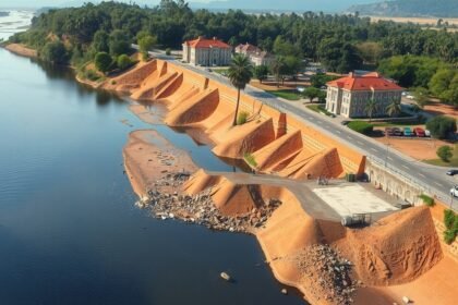 Kép a folyószabályozás negatív környezeti következményeiről