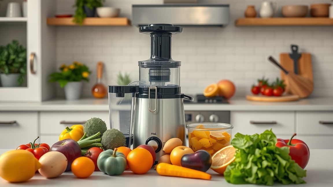 Friss gyümölcsök és zöldségek gyümölcscentrifugával