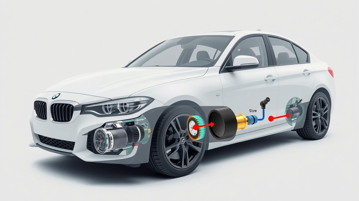 A keréknyomás szenzor működése autóban, gumiabroncsok nyomásának ellenőrzése.