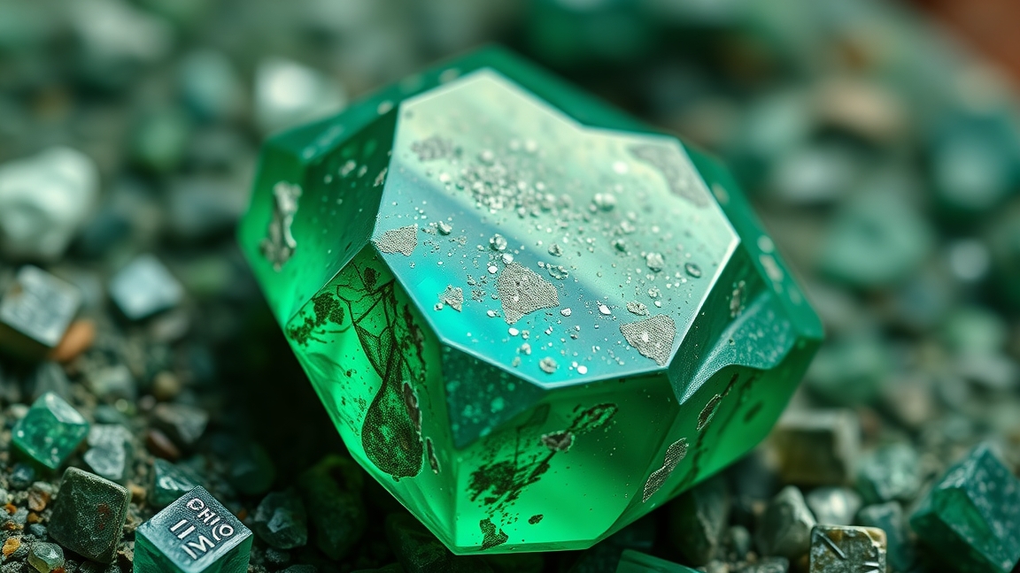 Smaragd kő: különleges zöld ásványi kincs a természetben