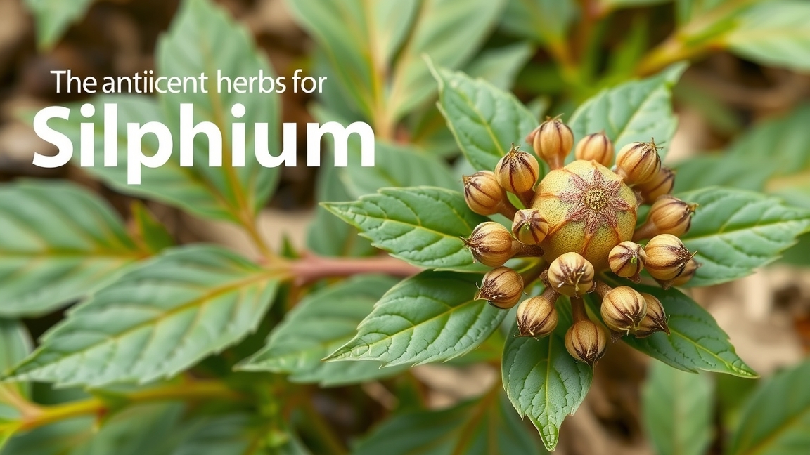 Szilfium gyógynövény virágai és levelei közelről