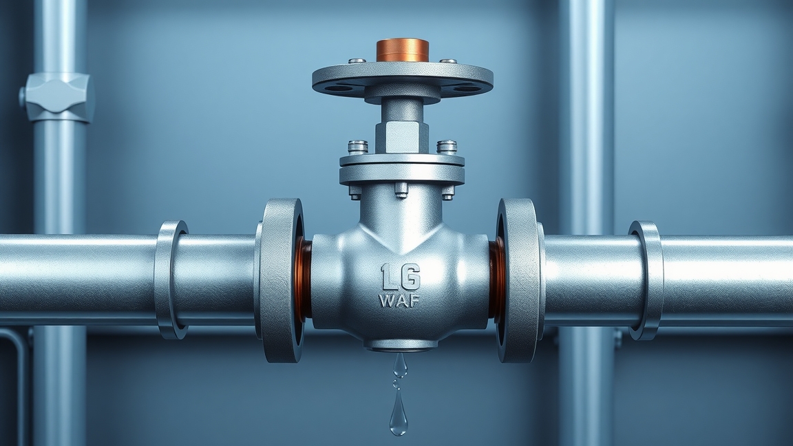 Visszacsapó szelep a folyadékáramlás szabályozásához