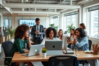 Modern irodai környezet atipikus foglalkoztatás során