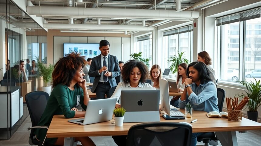 Modern irodai környezet atipikus foglalkoztatás során