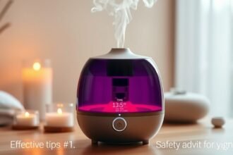 Modern vapozon működés közben, füst száll ki belőle.