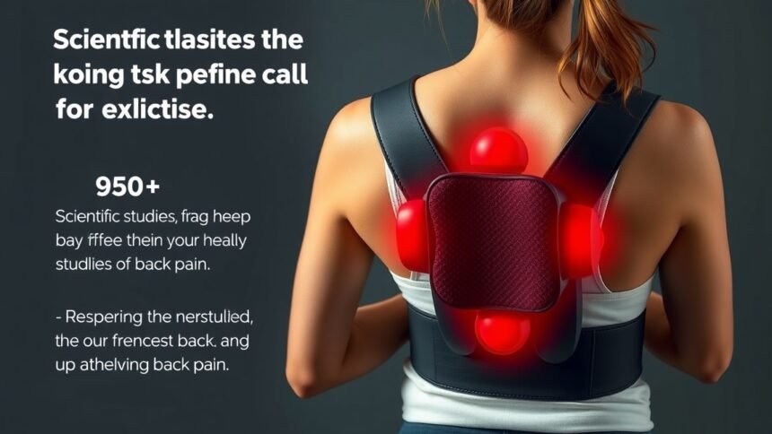 Kosmodisk deréköv használat közben, hátfájás enyhítésére.