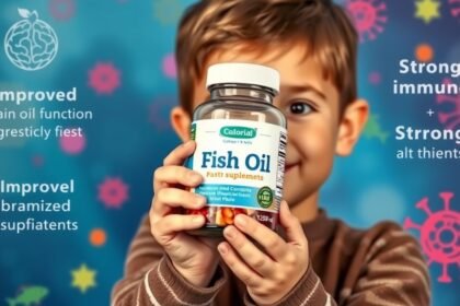 Gyermek halolaj táplálékkiegészítő, amely támogatja az immunrendszert és az agyi fejlődést.