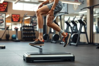 Edzés a lépésmezőn az izomépítésért és egészségmegőrzésért.