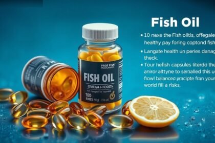 Halolaj kapszulák és citrom a táplálékkiegészítő egészségügyi előnyeiért