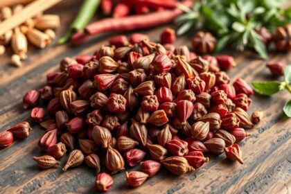 Szecsuáni bors, friss fűszerek és fűszerkeverékek a konyhában