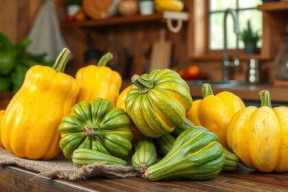 Feltűnő patiszonok és cukkínik frissítő színpalettával.