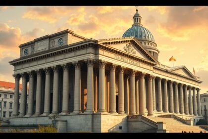 A római köztársaság épülete, amely a modern politikai rendszerek alapját képezi.