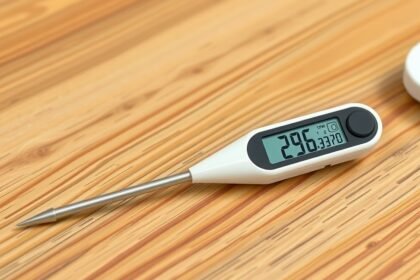 Digitális lázmérő az egészségügyi mérésekhez