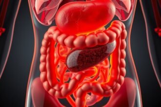 Digitális ábrázolás az emberi emésztőrendszerről és epe szerepe