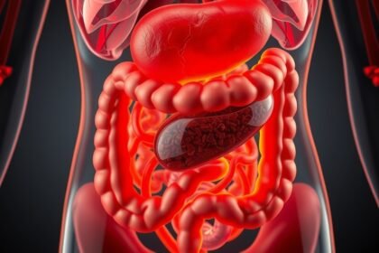 Digitális ábrázolás az emberi emésztőrendszerről és epe szerepe