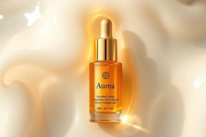 Aurea aranyalapú bőrápoló szérum hidratáló hatású.