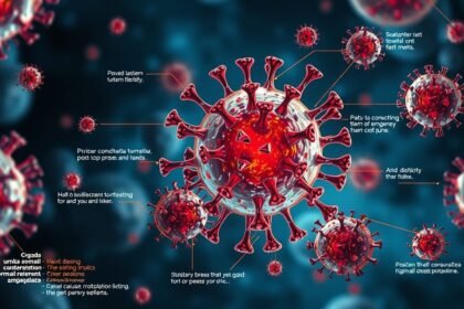 Illusztráció az immunrendszer működéséről és autoimmun reakciókról.