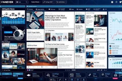 Képernyőkép egy információgyűjtő aggregátor felületéről