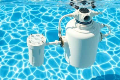 Medence szűrőrendszer a víz alatt, tiszta vízért