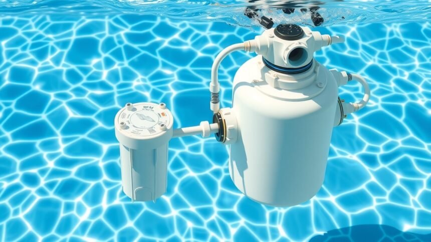 Medence szűrőrendszer a víz alatt, tiszta vízért