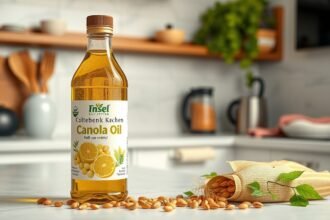 Repceolaj és természetes alapanyagok egy konyhában