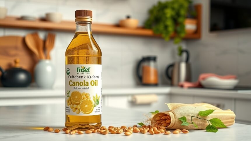 Repceolaj és természetes alapanyagok egy konyhában