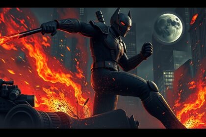 Félelem és bátorság: Erőteljes szuperhős akció karakter